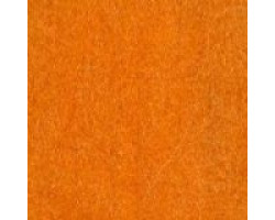 Шерсть для валяния ТРО 'Гребенная лента полутонкая' (100%полутонкая шерсть) 100гр цв.0491 яр.оранжевый