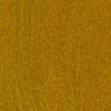 Шерсть для валяния ТРО 'Гребенная лента полутонкая' (100%полутонкая шерсть) 100гр цв.1265 горчица