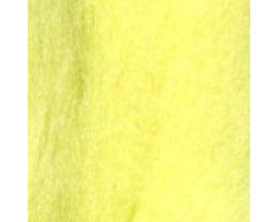 Шерсть для валяния ТРО 'Гребенная лента полутонкая' (100%полутонкая шерсть) 100гр цв.1340 лимон