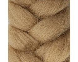 Пряжа для вязания КАМТ 'Лента для валяния' (шерсть п/т 100%) 1х50гр цв.006 светло-бежевый