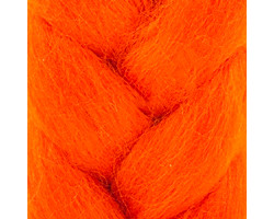 Пряжа для вязания КАМТ 'Лента для валяния' (шерсть п/т 100%) 1х50гр цв.035 оранжевый