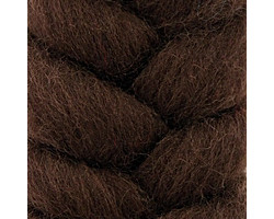 Пряжа для вязания КАМТ 'Лента для валяния' (шерсть п/т 100%) 1х50гр цв.063 шоколад