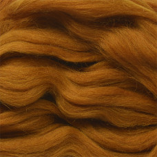 Пряжа для вязания КАМТ 'Лента для валяния' (шерсть п/т 100%) 1х50гр цв.112 золотистый