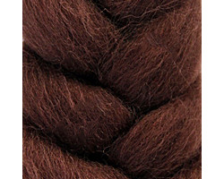 Пряжа для вязания КАМТ 'Лента для валяния' (шерсть п/т 100%) 1х50гр цв.121 коричневый