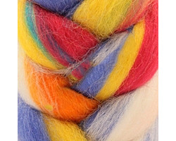Пряжа для вязания КАМТ 'Лента для валяния' (шерсть п/т 100%) 1х50гр цв.14 мел. разный