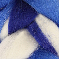 Пряжа для вязания КАМТ 'Лента для валяния' (шерсть п/т 100%) 1х50гр цв.7 мел. разный