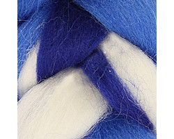 Пряжа для вязания КАМТ 'Лента для валяния' (шерсть п/т 100%) 1х50гр цв.7 мел. разный