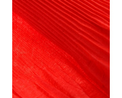 СЛ.1020332 Флизелин гофрированный красный 250х60 см