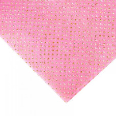 СЛ.826525 Флизелин с золотыми крапинками светло-розовый 60*60см