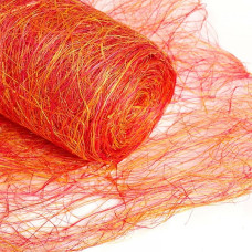 Упаковочный материал Абака Микс арт.Ц7.1336076, 48см х 9 м цв.розовый-оранжевый-желтый
