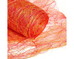 Упаковочный материал Абака Микс арт.Ц7.1336076, 48см х 9 м цв.розовый-оранжевый-желтый
