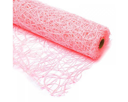 Упаковочный материал сизаль J370-14 арт.0322527 53см х 5 м цв.розовый
