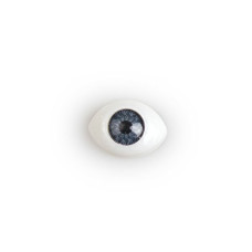 Глаза круглые выпуклые цветные TBY №5 11мм цв. серый упак 200шт.