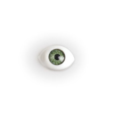 Глаза круглые выпуклые цветные TBY №5 11мм цв. зеленый упак 200шт.