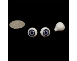 Глазки арт.КЛ.21400 цв.фиолетовые, черный зрачок 13 мм уп.50шт