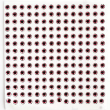 Глазки клеевые арт.КЛ.5-1414 цв.красные,черный зрачок уп.196шт