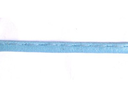 Шнур отделочный из искусственной кожи арт.ТВ-ИК шир. 4мм цв.07 голубой упак.39,3м