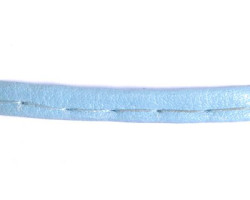 Шнур отделочный из искусственной кожи арт.ТВ-ИК шир. 6мм цв. 07 голубой упак.39,3м