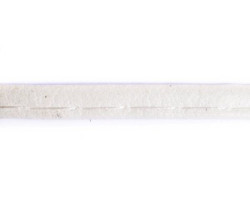 Шнур отделочный из искусственной кожи арт.ТВ-ИК шир. 6мм цв. 08 белый упак.39,3м