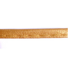 Шнур отделочный из искусственной кожи арт.ТВ-ИК шир. 6мм цв. 54 золото упак.39,3м