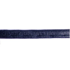 Шнур отделочный из искусственной кожи арт.ТВ-ИК шир. 6мм цв.т.синий упак.39,3м