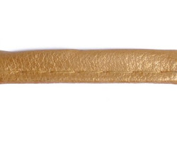Шнур отделочный из искусственной кожи арт.ТВ-ИК шир. 8мм цв. 54 золото уп.39,3м