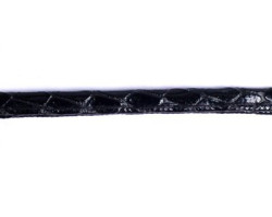 Шнур отделочный ' питон ' арт.ТВ-ИК-ПИТ однотонный шир. 4мм цв.черный уп.44м
