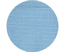 Канва крупная №854 (960) (10смх44кл) шир.150 см цв.182 голубая уп.10м