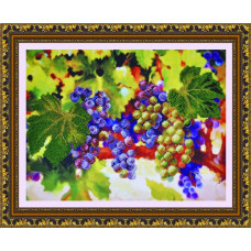 Набор для вышивания бисером 'КАРТИНЫ БИСЕРОМ' арт.Р-056 Виноградные гроздья 38x28 см