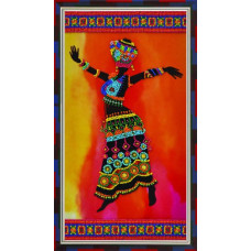 Набор для вышивания бисером 'КАРТИНЫ БИСЕРОМ' арт.Р-093 Африканские мотивы 1 16,8х32,5 см