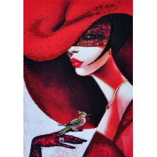 Набор для вышивания бисером 'КАРТИНЫ БИСЕРОМ' арт.Р-167 В стиле RED-2 25,5х36 см