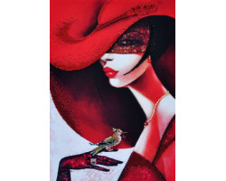 Набор для вышивания бисером 'КАРТИНЫ БИСЕРОМ' арт.Р-167 В стиле RED-2 25,5х36 см