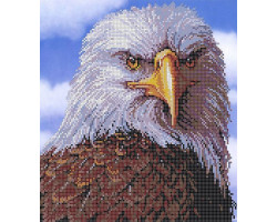 Рисунок на ткани для вышивания бисером 'КАРТИНЫ БИСЕРОМ' арт.S-116 Гордый орел 27х30 см