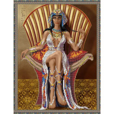 Рисунок на ткани для вышивания бисером 'КАРТИНЫ БИСЕРОМ' арт.S-135 Клеопатра 25х36 см