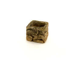 Горшочек декоративный KR06 арт.КЛ 23902 камень цв.бежевый 5х5см,h=3,5см