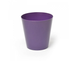 Горшок Vulcano, пластик арт.ZA.0663-005 15xH15см цв.фиолетовый