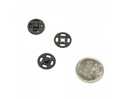 Кнопки пластиковые пришивные арт.JB.K 13 мм с2 цв.черный уп.20 шт