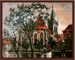 Набор 'Колор Кит' картина по номерам арт.КК.CG008 Осень в Праге 40х50