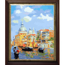 Набор 'Колор Кит' картина по номерам арт.КК.CG312 Венеция в акварели 40х50