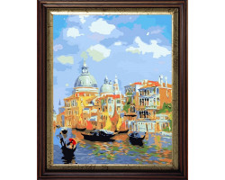 Набор 'Колор Кит' картина по номерам арт.КК.CG312 Венеция в акварели 40х50