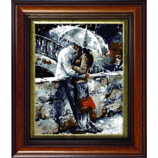 Набор 'Колор Кит' картина по номерам арт.КК.CG414 Двое под зонтом 40х50
