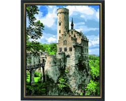 Набор 'Колор Кит' картина по номерам арт.КК.CG420 Рыцарский замок 40х50