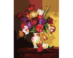 Набор 'Колор Кит' картина по номерам арт.КК.CG526 Тюльпанов цвет 40х50