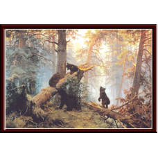 Набор 'Колор Кит' картина по номерам арт.КК.CG603 Утро в сосновом лесу 40х50