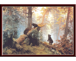 Набор 'Колор Кит' картина по номерам арт.КК.CG603 Утро в сосновом лесу 40х50