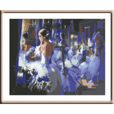 Набор 'Колор Кит' картина по номерам арт.КК.CG615 Голубые таноцовщицы 40х50