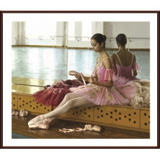 Набор 'Колор Кит' картина по номерам арт.КК.CG624 Балерина в розовом 40х50