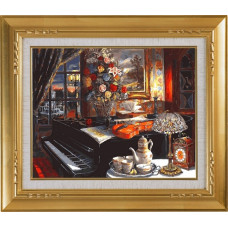 Набор 'Колор Кит' картина по номерам арт.КК.MMC5035 Уютная гостиная 50х65