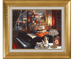 Набор 'Колор Кит' картина по номерам арт.КК.MMC5035 Уютная гостиная 50х65