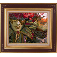 Набор 'Колор Кит' картина со стразами алмазная арт.КК.CK009 Венецианские маски 40х50